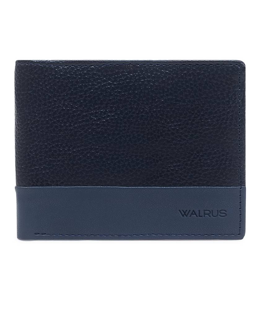     			Walrus Blue Faux Leather Men's Regular Wallet ( Pack of 1 )