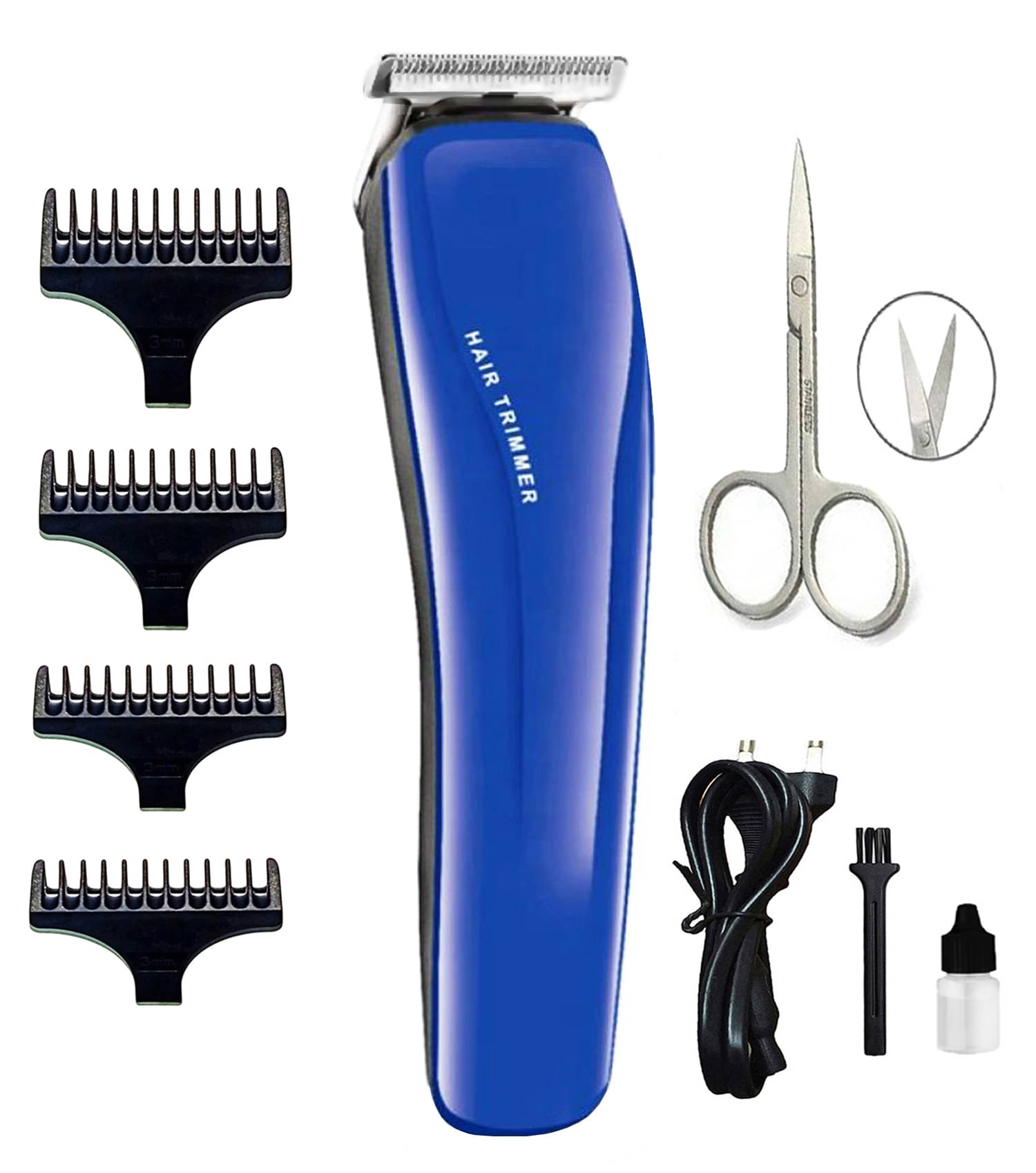     			geemy Hair Cutting Pro Blue Cordless Beard Trimmer With 60 minutes Runtime