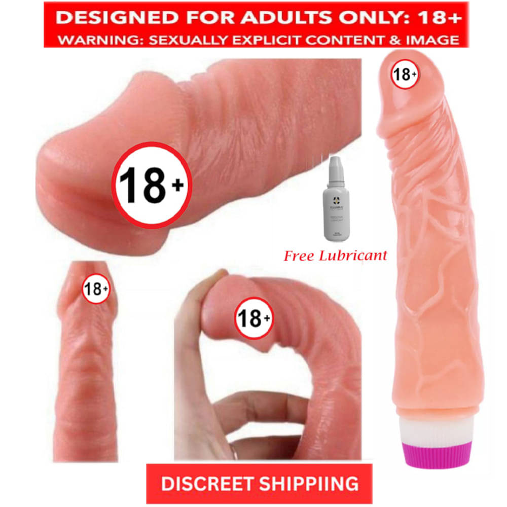 9" Long & Soft Sexy Real Felling Skin Colored Vibrating Dildo For Sexy Girls pussy ( LOW PRICE SEX TOY )- By BLUEMOON 9" Long & Soft Sexy Real Felling Skin Colored Vibrating Dildo For Sexy Girls pussy ( LOW PRICE SEX TOY )- By BLUEMOON