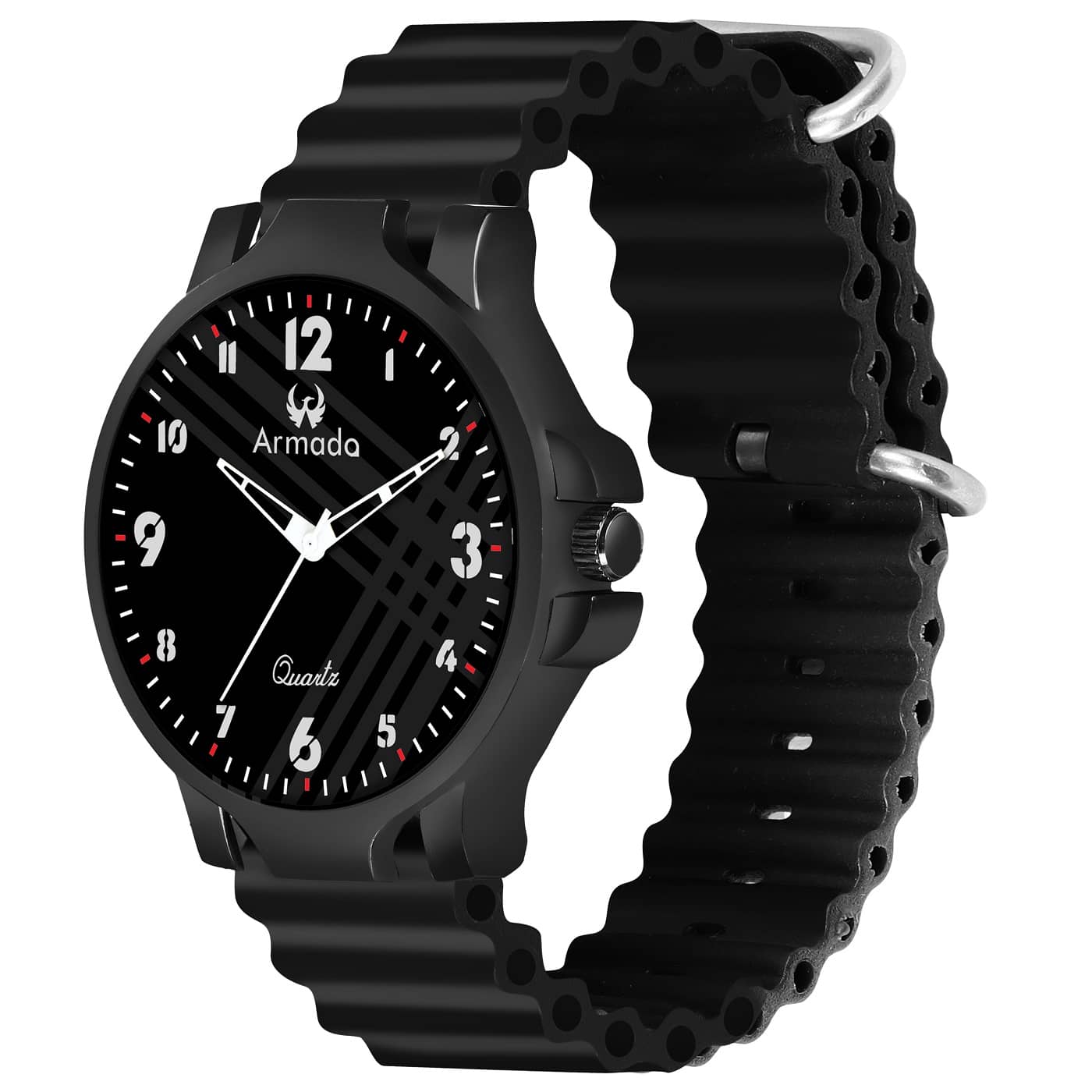 Armado Light Grey Silicon Analog Men's Watch