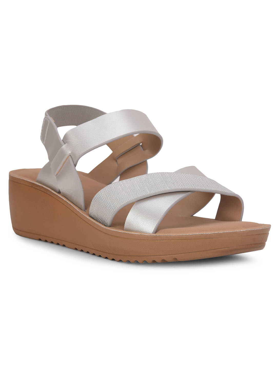     			Bata Silver Women's Sandal Heels