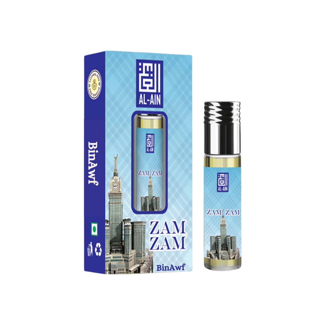     			Binawf Amber Non- Alcoholic Below 50ml Attar ( Pack of 1 )