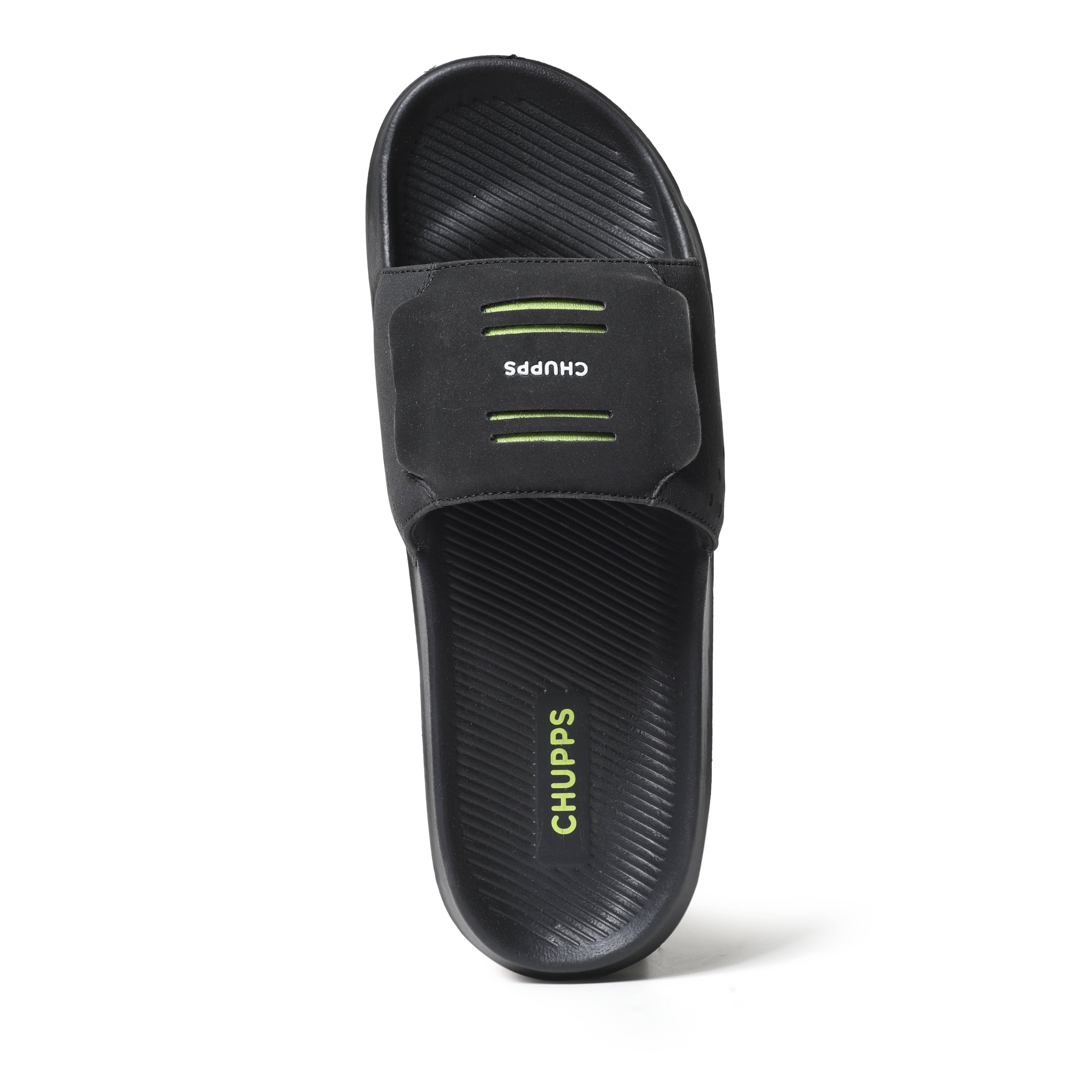 CHUPPS Black Men's Slide Flip Flop