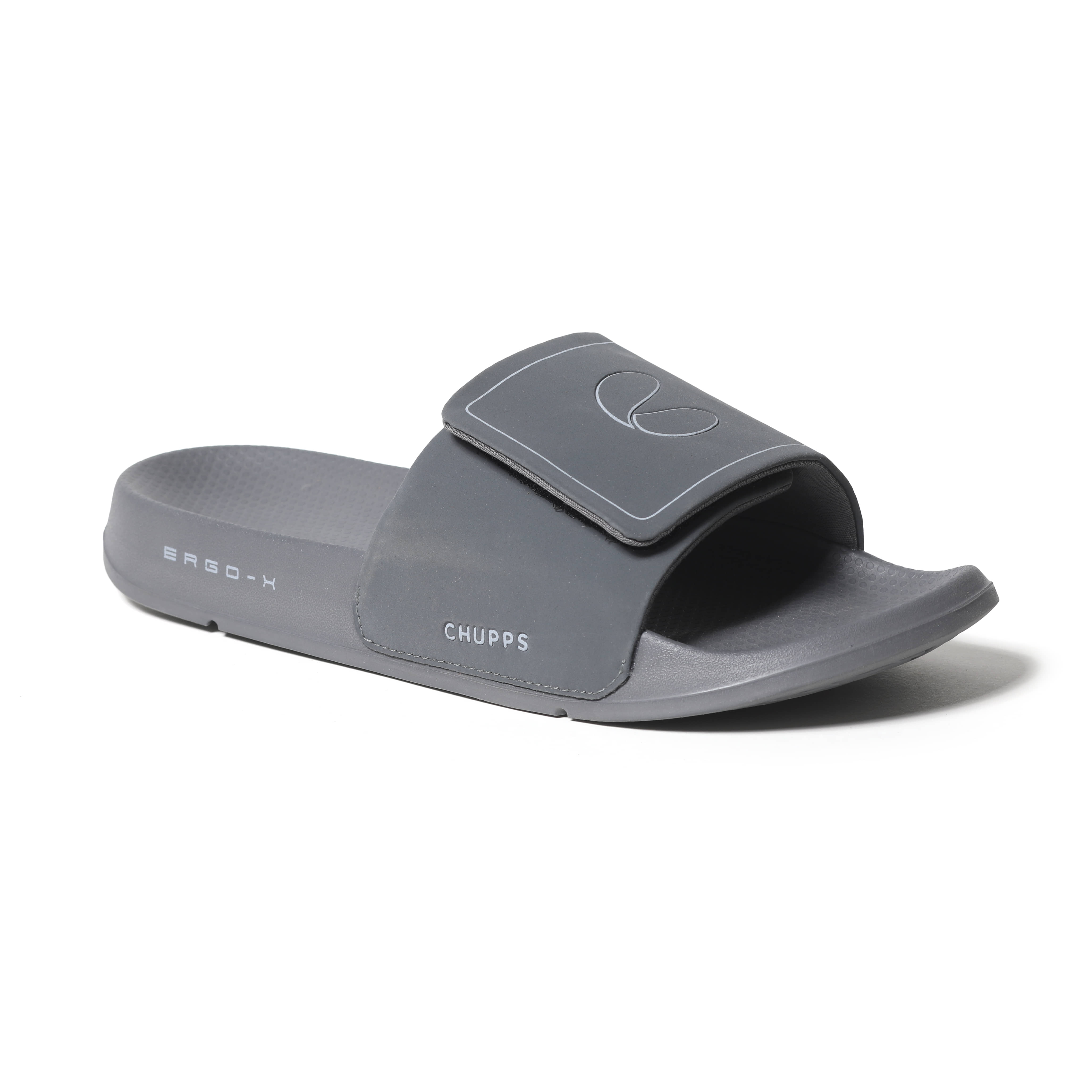 CHUPPS Dark Grey Men's Slide Flip Flop