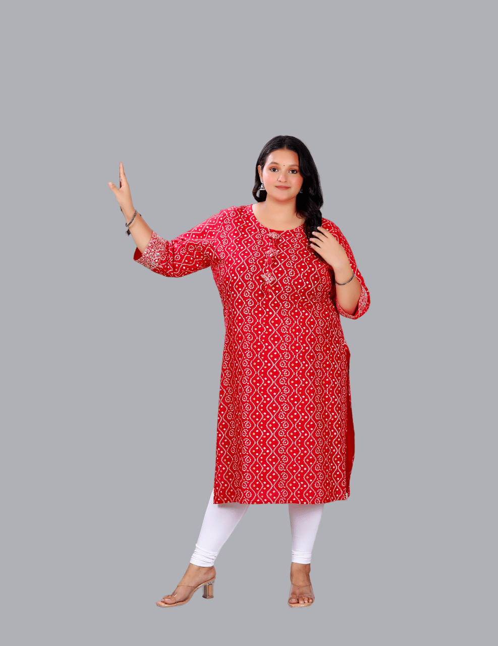 Doriyaan Rayon Embroidered Straight Women's Kurti - Red ( Pack of 1 ) Doriyaan Rayon Embroidered Straight Women's Kurti - Red ( Pack of 1 )