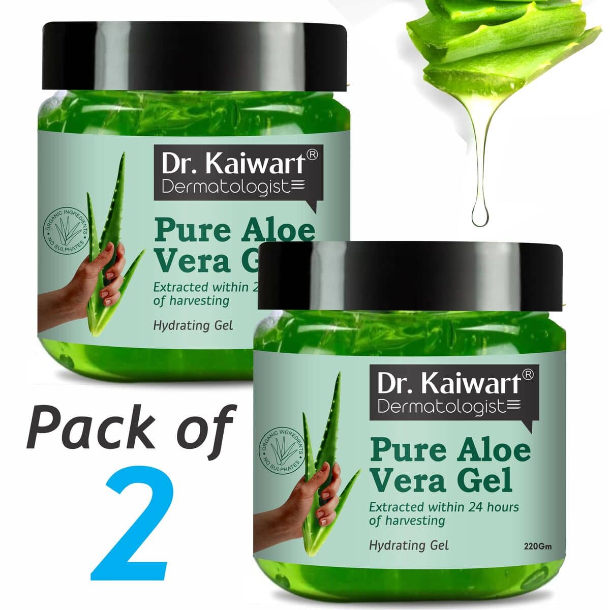 Dr. Kaiwart Moisturizer All Skin Type Aloe Vera ( 440 gm )