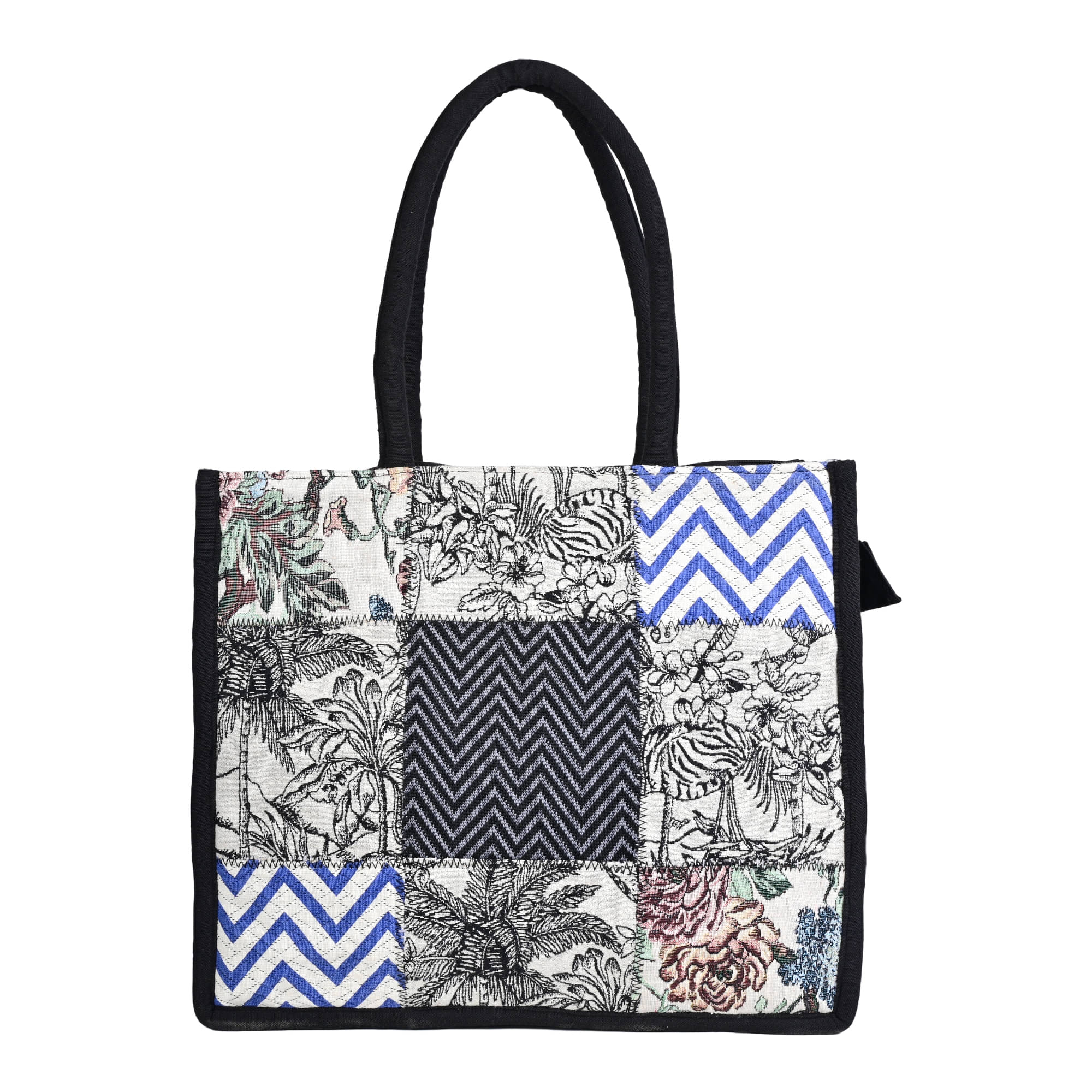     			ENSAC Shoulder Bag Cotton Set of 1 ( Black )