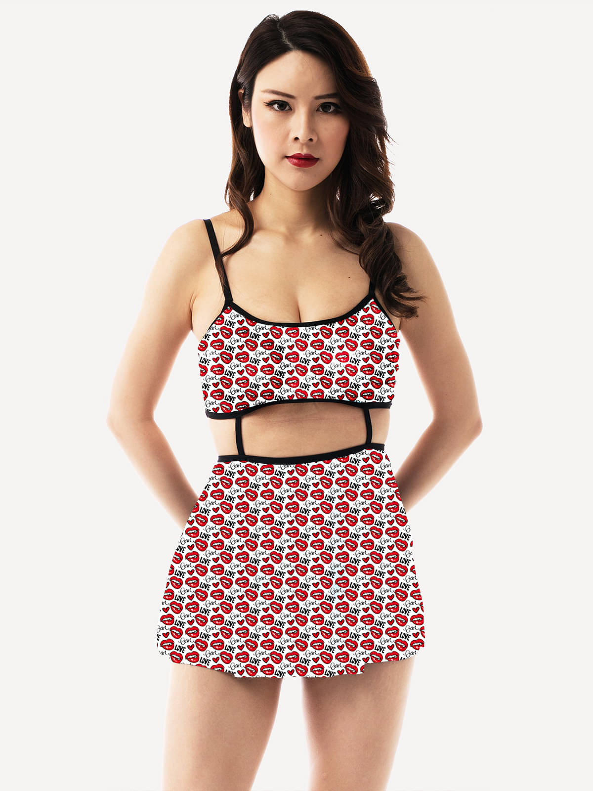 Finian Multi Color Polyester Women's Nightwear Baby Doll Dresses With Panty ( Pack of 1 ) Finian Multi Color Polyester Women's Nightwear Baby Doll Dresses With Panty ( Pack of 1 )