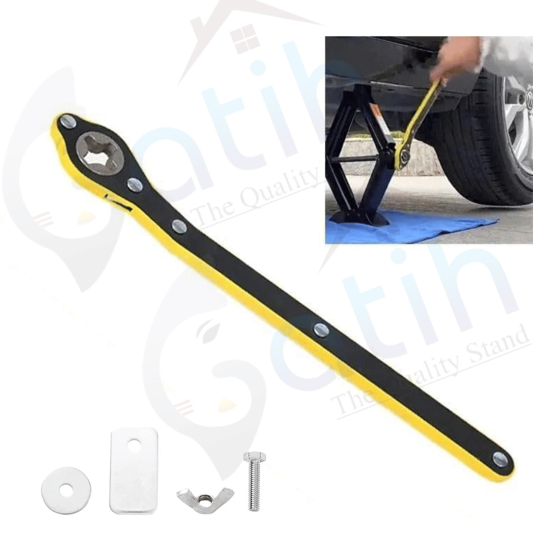 Gatih Car Jack Ratchet Wrench All Purpose Cleaner Block Jack Lift Speed Handle, Jack Handle Jack Wrench 1 no.s Gatih Car Jack Ratchet Wrench All Purpose Cleaner Block Jack Lift Speed Handle, Jack Handle Jack Wrench 1 no.s
