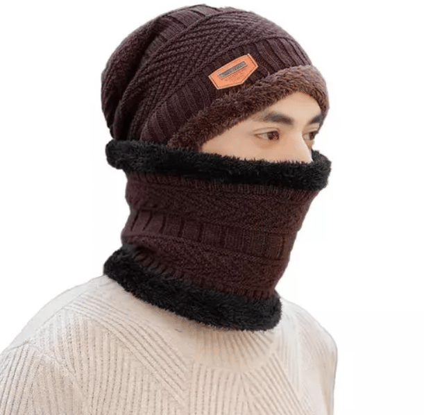 Infispace Brown Cotton Men's Cap ( Pack of 1 )