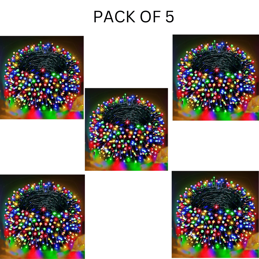     			Kadio Multicolor 12M String Light ( Pack of 5 )