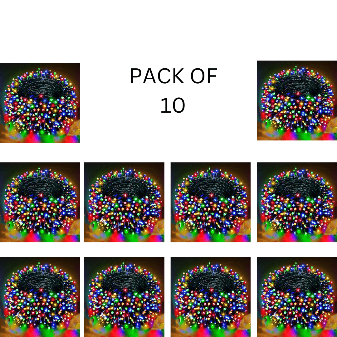     			Kadio Multicolor 15M String Light ( Pack of 10 )