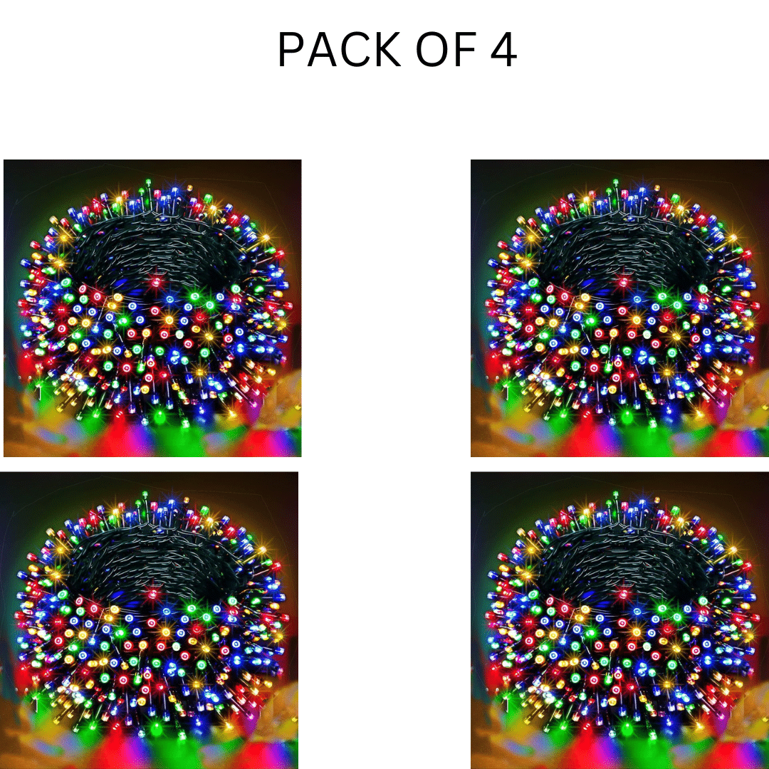     			Kadio Multicolor 15M String Light ( Pack of 4 )