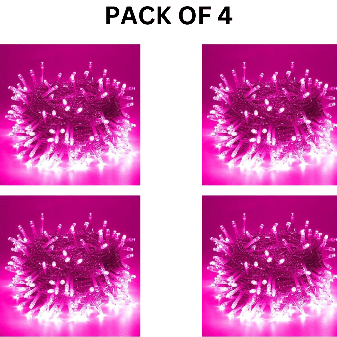     			Kadio Pink 15M String Light ( Pack of 4 )