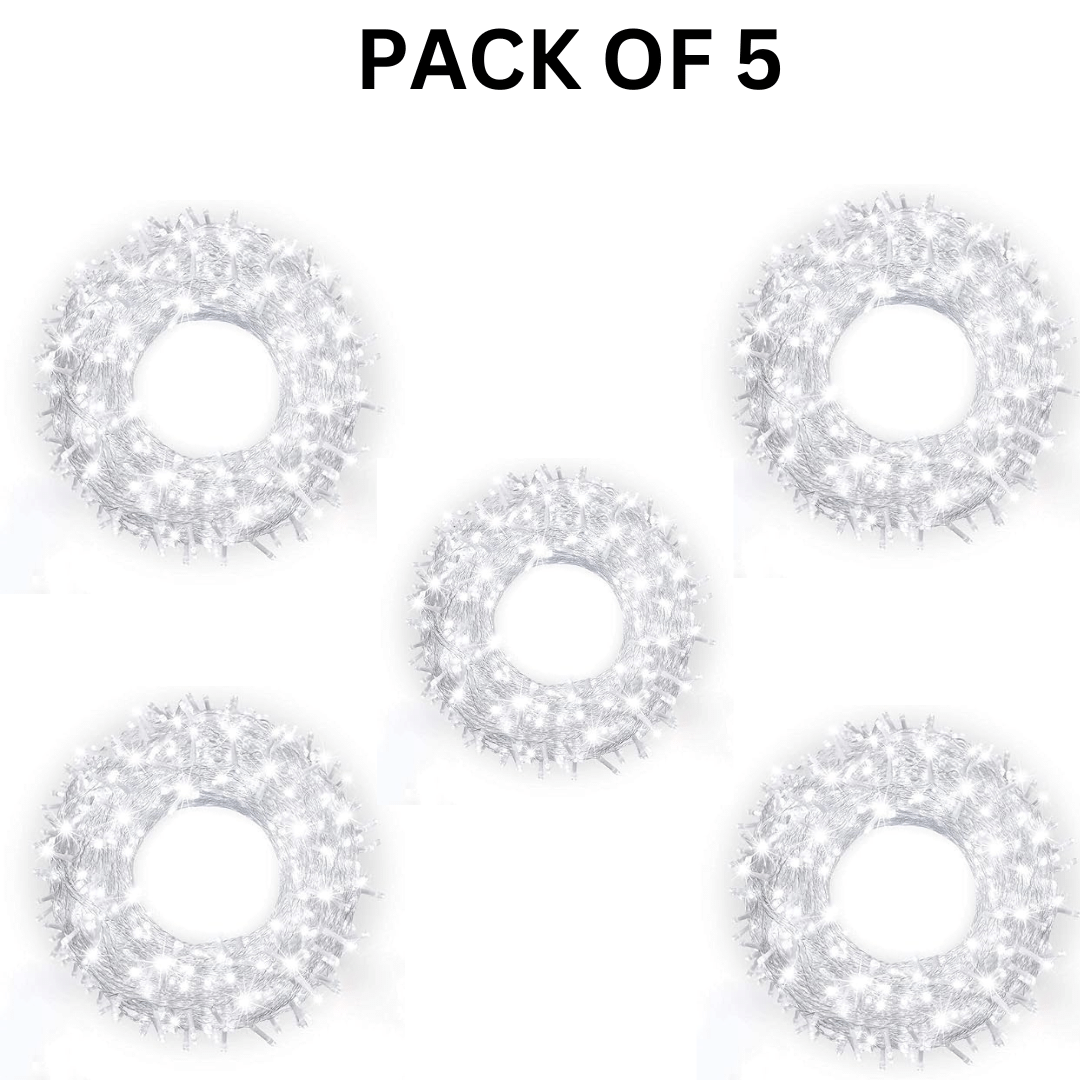    			Kadio White 12M String Light ( Pack of 5 )