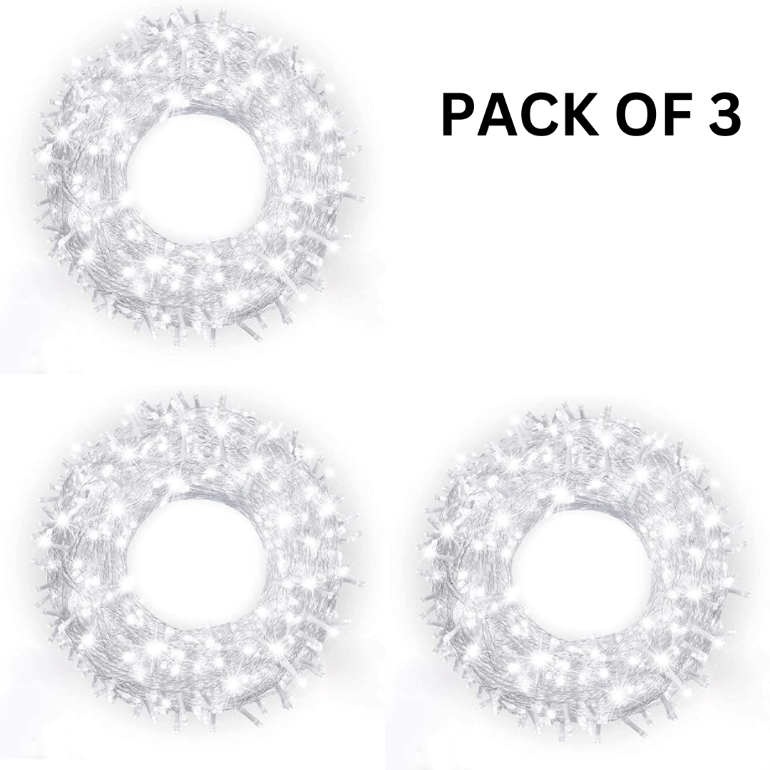     			Kadio White 15M String Light ( Pack of 3 )
