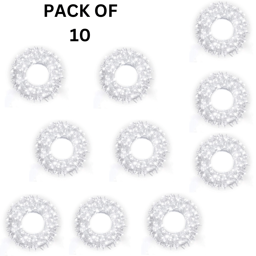    			Kadio White 15M String Light ( Pack of 10 )