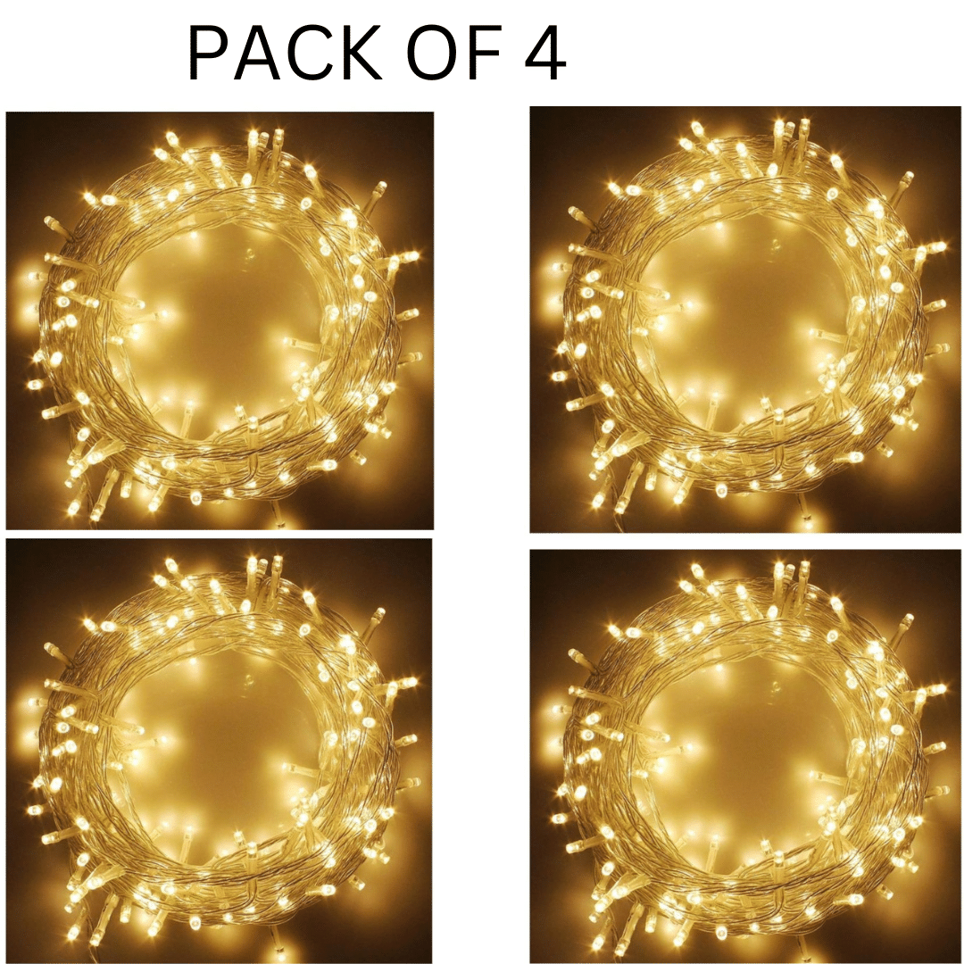     			Kadio Yellow 12M String Light ( Pack of 4 )