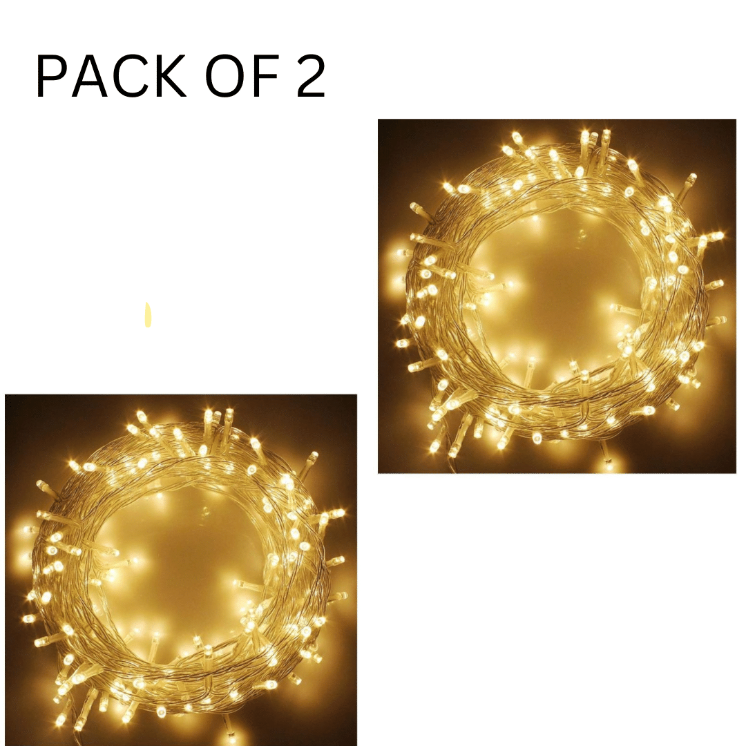     			Kadio Yellow 12M String Light ( Pack of 2 )