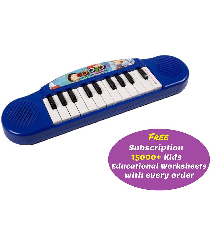 Kidsaholic Electronic Organ Piano Musical Instrument, Portable Keyboard , Musical Toy (Free subscription of kids Educational worksheets)