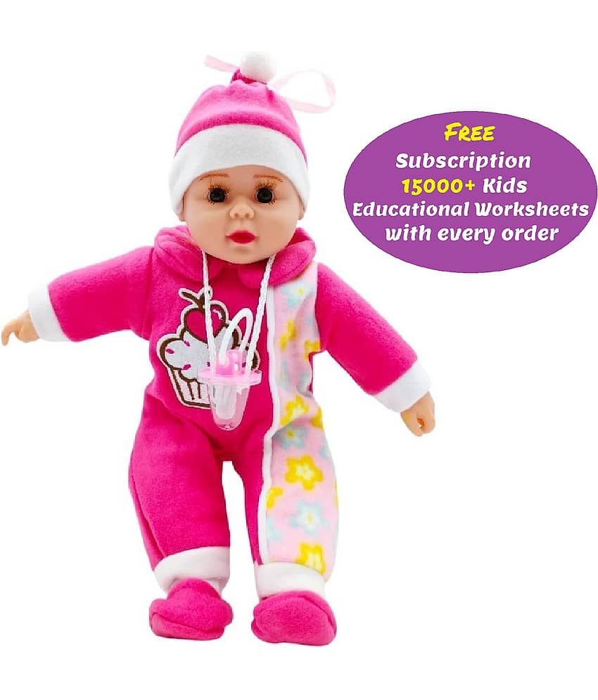 Kidsaholic Realistic Soft Stuffed Doll for Your Baby Boy Twinkle Twinkle Little Star Cute Little Perfumed Kids Toy with Free Nipple and Design(Random Color) (Free subscription of kids Educational worksheets) - Toys and Games | Buy online on ZillyBuy