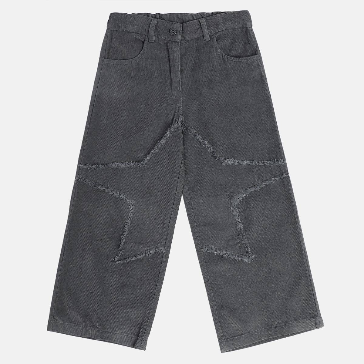     			Miniklub Kids Girls Pack Of 1 Woven Pant (Gray)