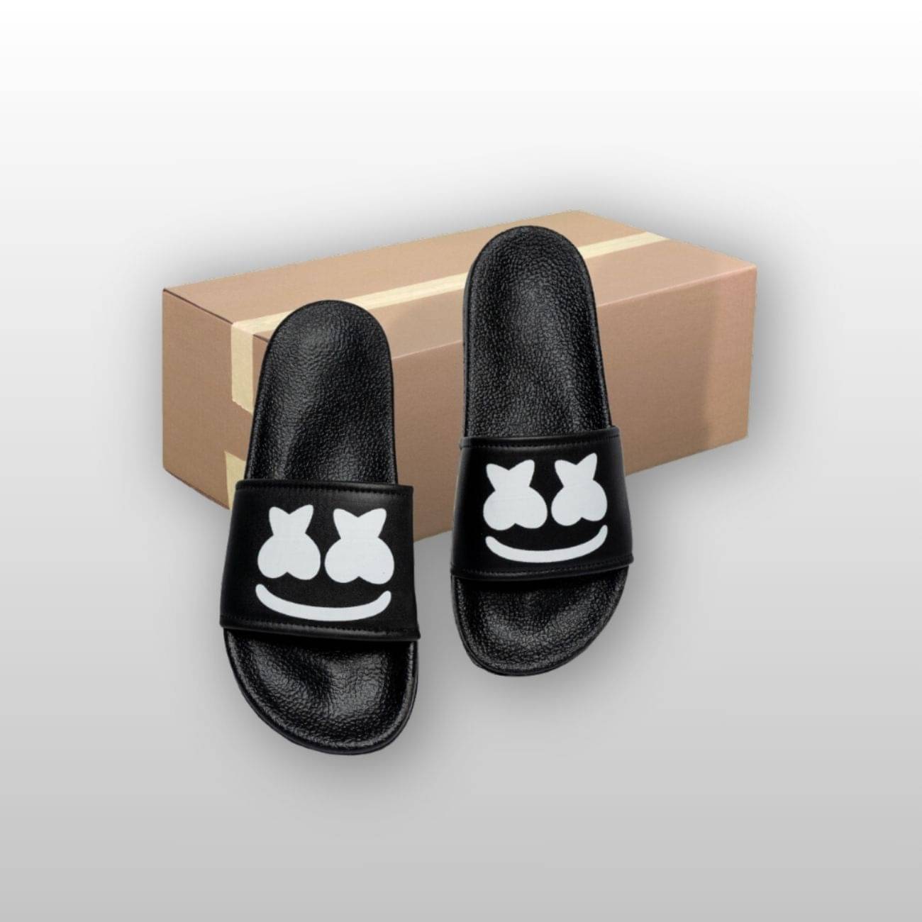     			PERY PAO Black Men's Slide Flip Flop