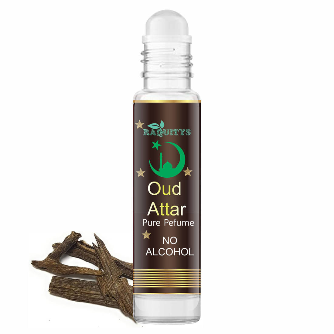     			RAQUITYS Oud Non- Alcoholic Below 50ml Attar ( Pack of 1 )