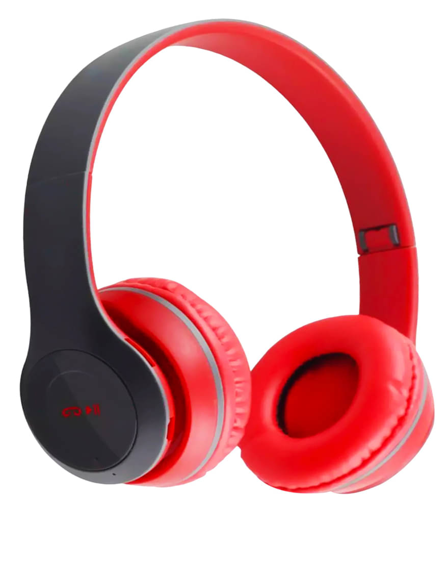     			Retailstore Long backup Over-the-ear Bluetooth Headset with Upto 5h Talktime Deep Bass - Red