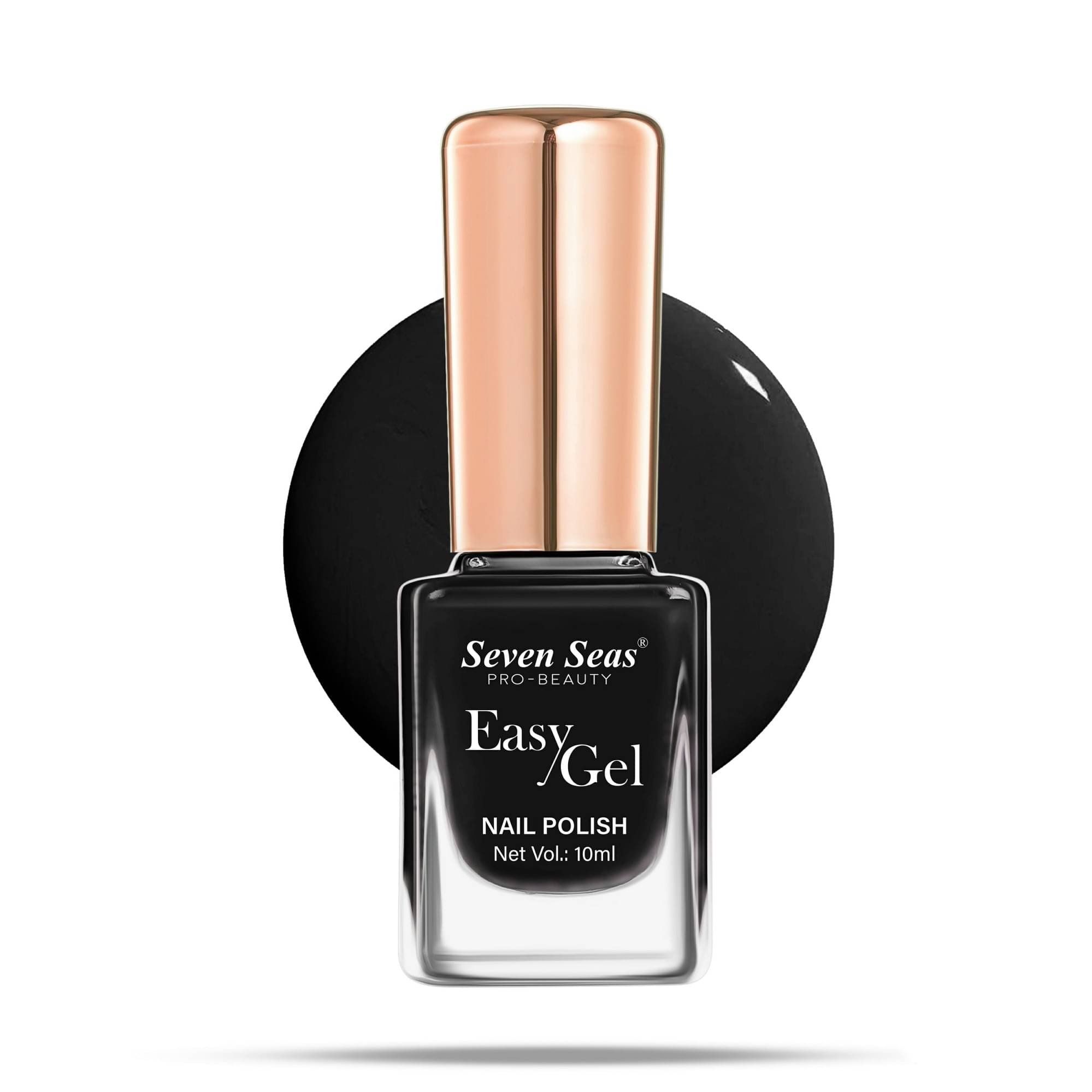     			Seven Seas Black Glossy Nail Polish 10 ( Pack of 1 )