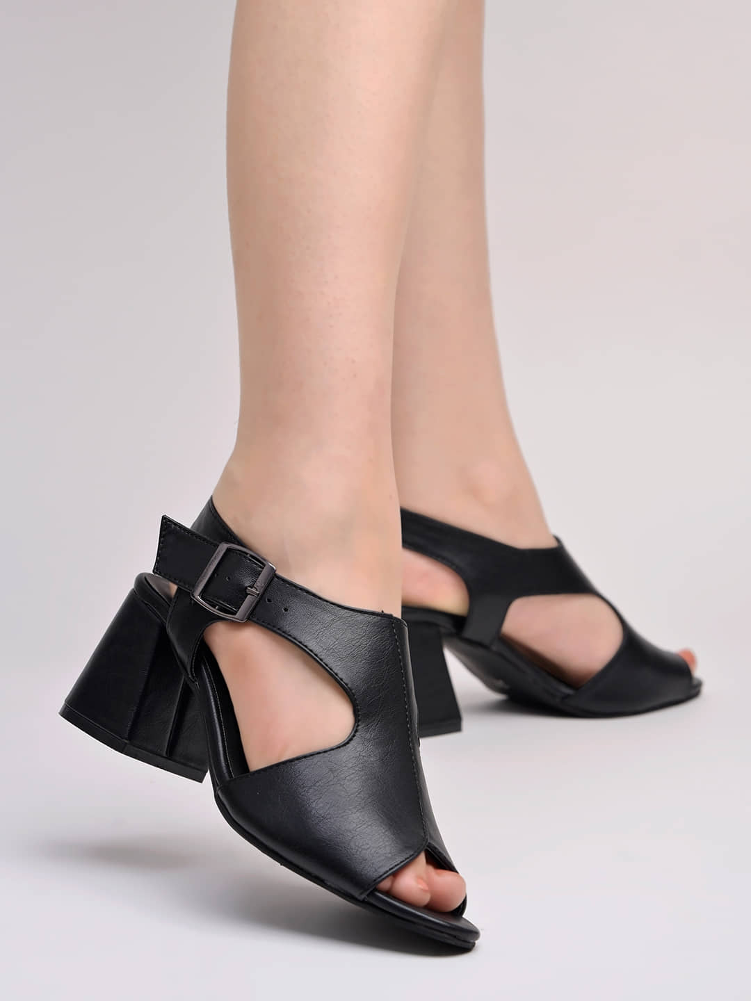 Shoetopia Black Women's Sandal Heels - Heels | Buy online on ZillyBuy