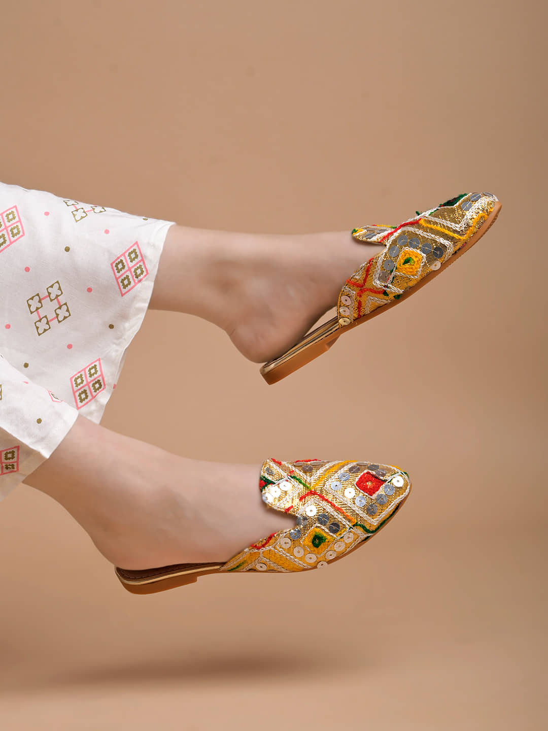 Afrojack Black Women's Flats