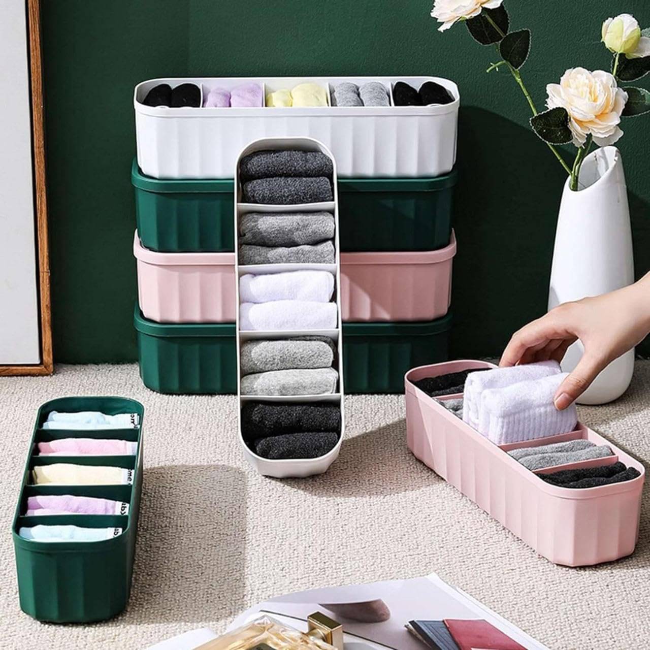 Weizny Storage Boxes & Baskets ( Pack of 2 ) Weizny Storage Boxes & Baskets ( Pack of 2 )