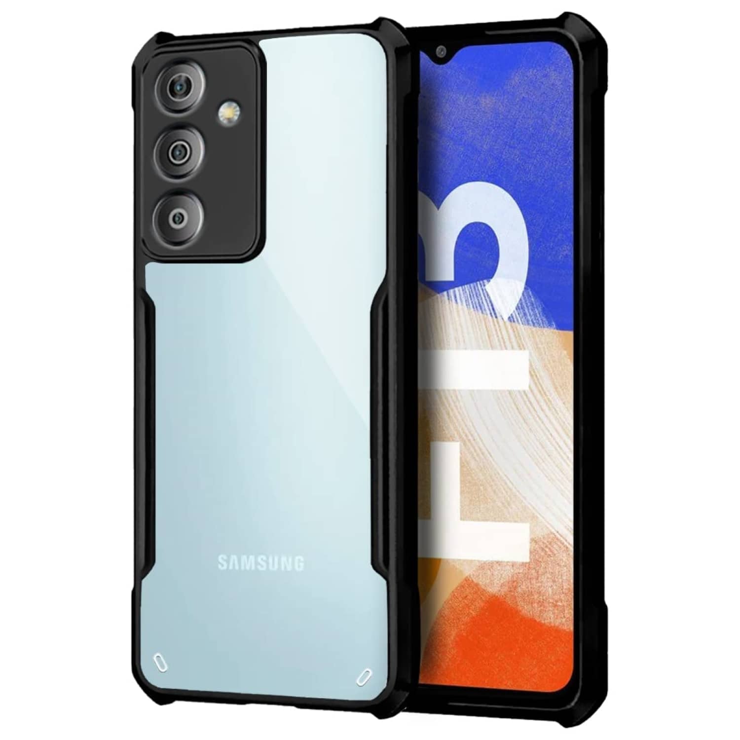ZAMN Shock Proof Case Compatible For Polycarbonate Samsung Galaxy F13 ( )