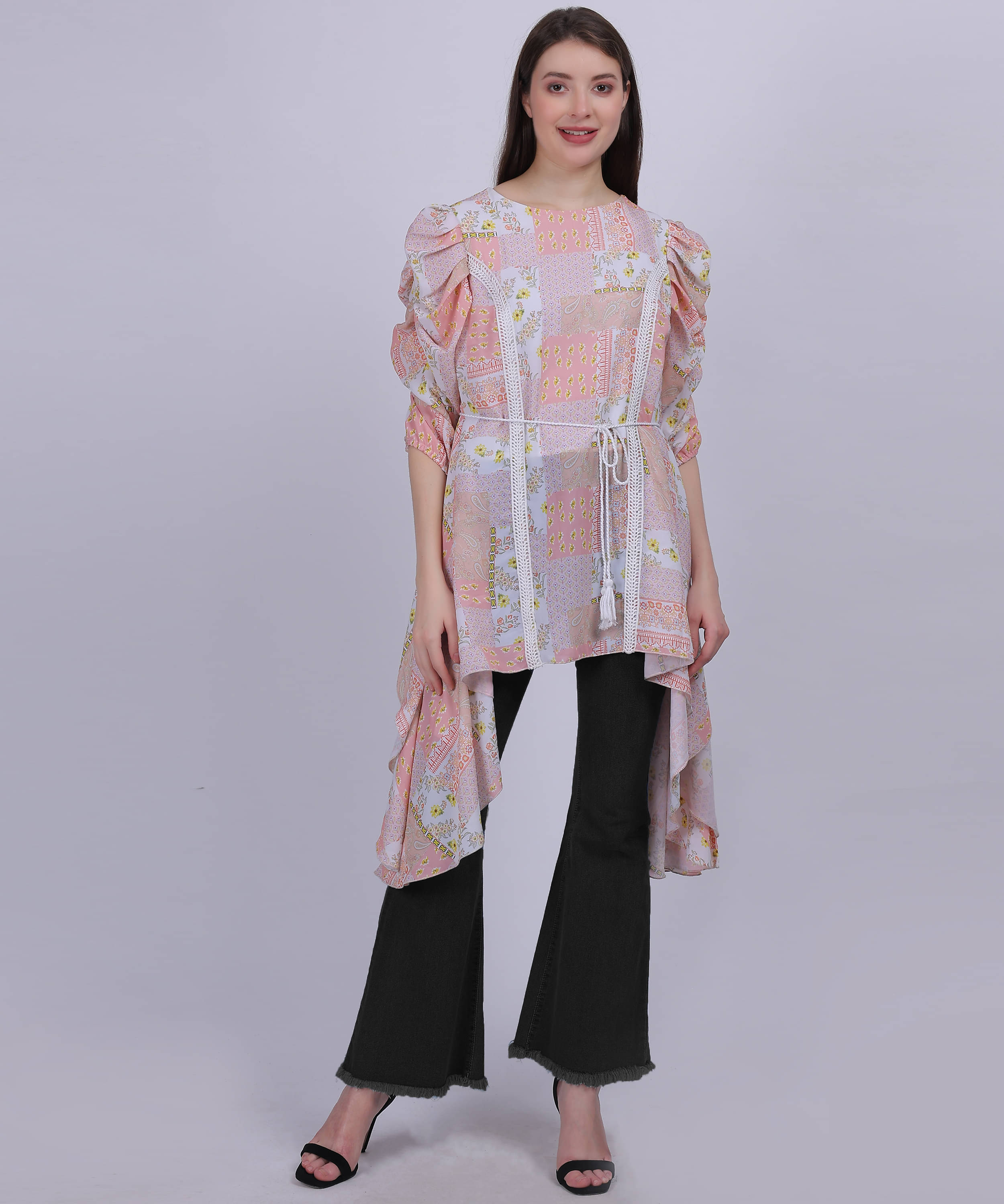 aumbe Women's Polyester Regular Top ( Orange ) aumbe Women's Polyester Regular Top ( Orange )