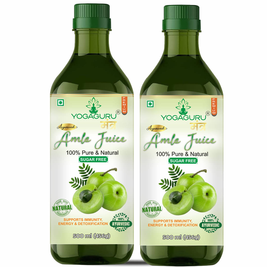    			yogaguru mantr ayurvedic amla juice 500ml pack of 2