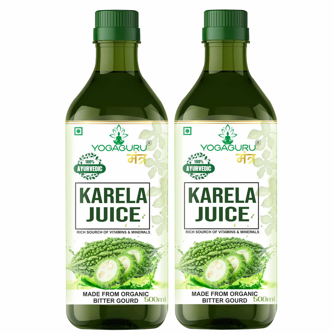     			yogaguru mantr karela juice 500ml pack of 2