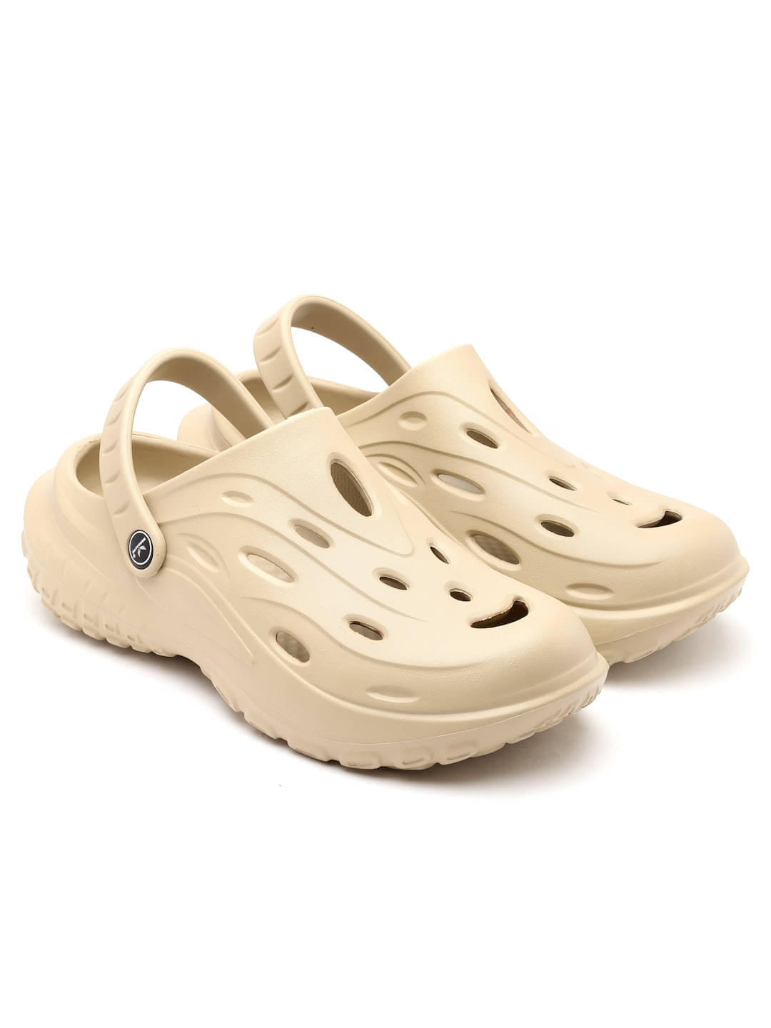     			Bersache Beige Men's Slide Flip Flop