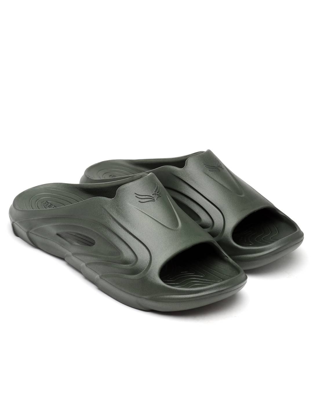     			Bersache Green Men's Slide Flip Flop