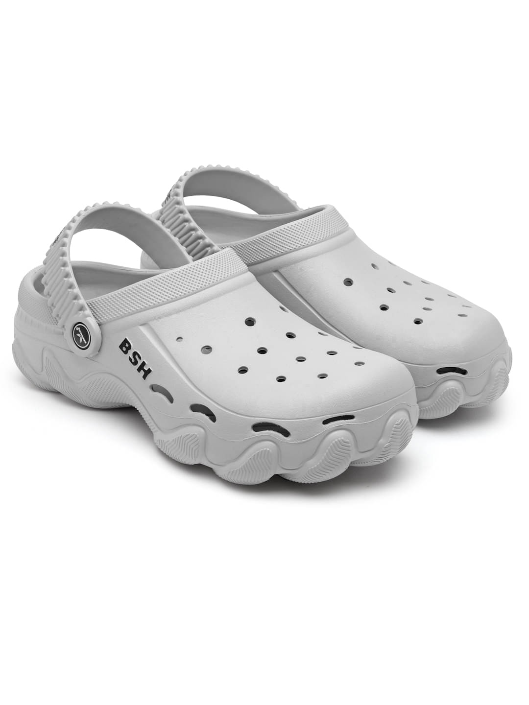     			Bersache Grey Men's Slide Flip Flop