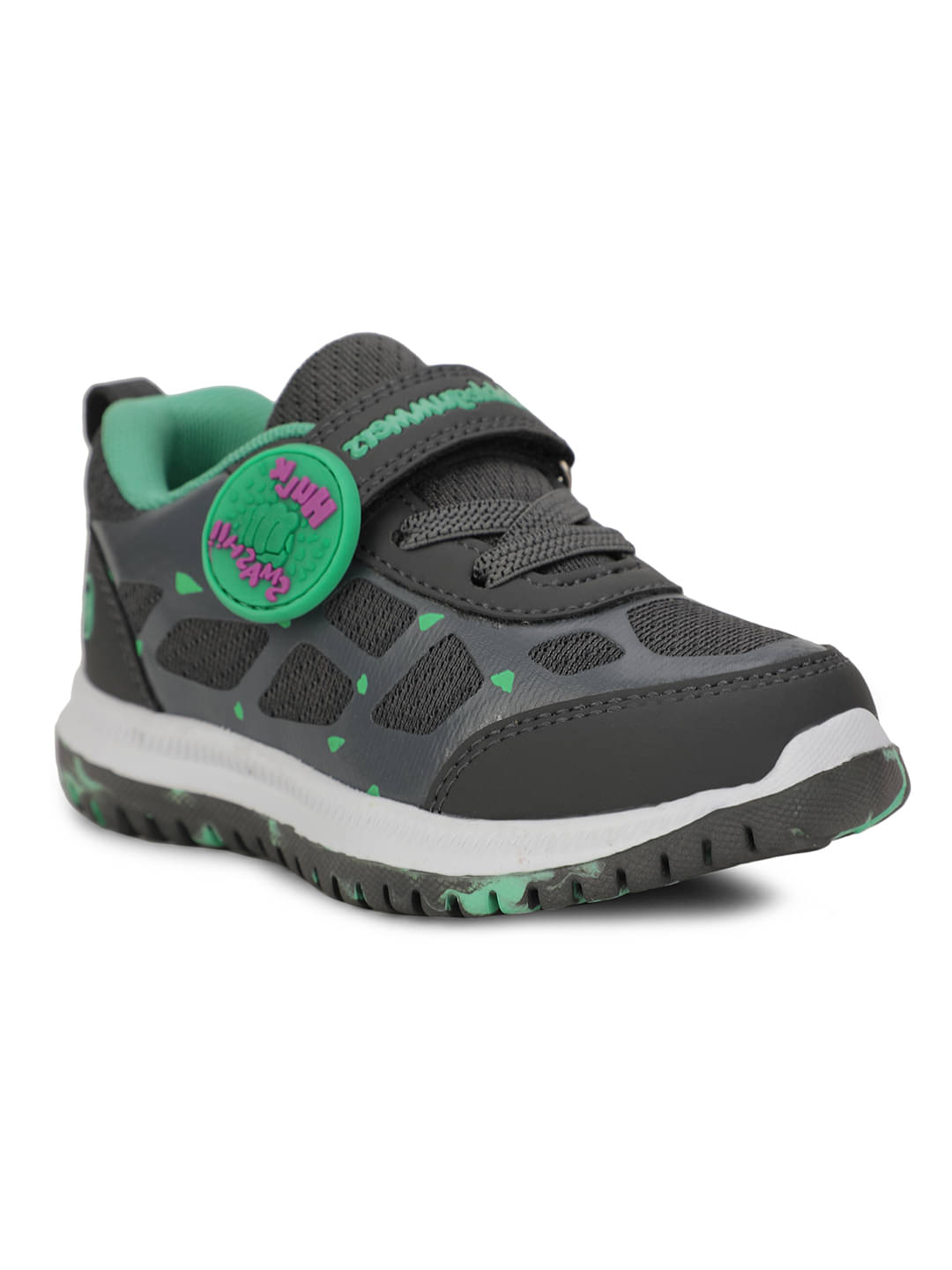     			Bubblegummers - Grey Boy's Sports Shoes ( 1 Pair )