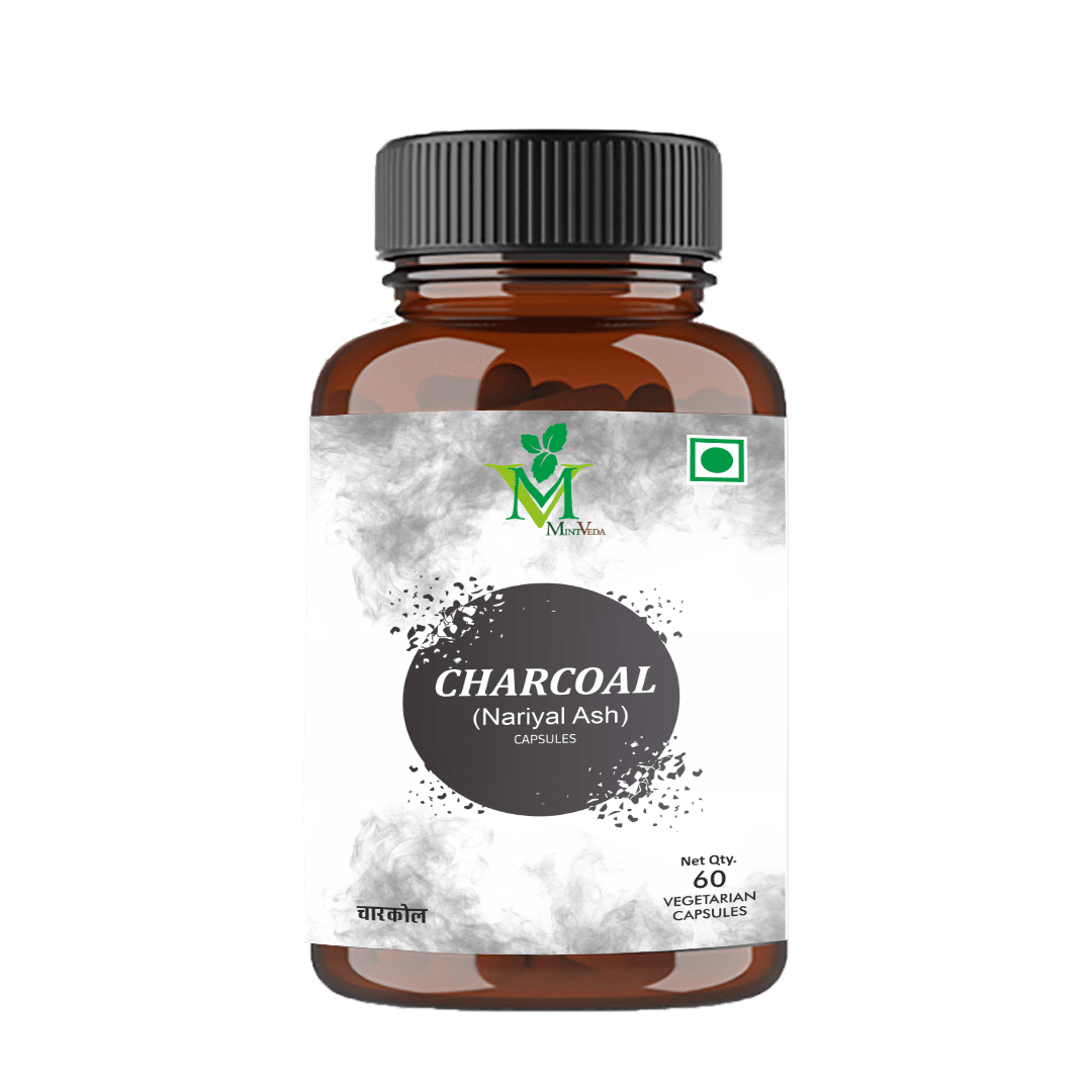     			Charcoal Activated Veg. Capsules - 60's