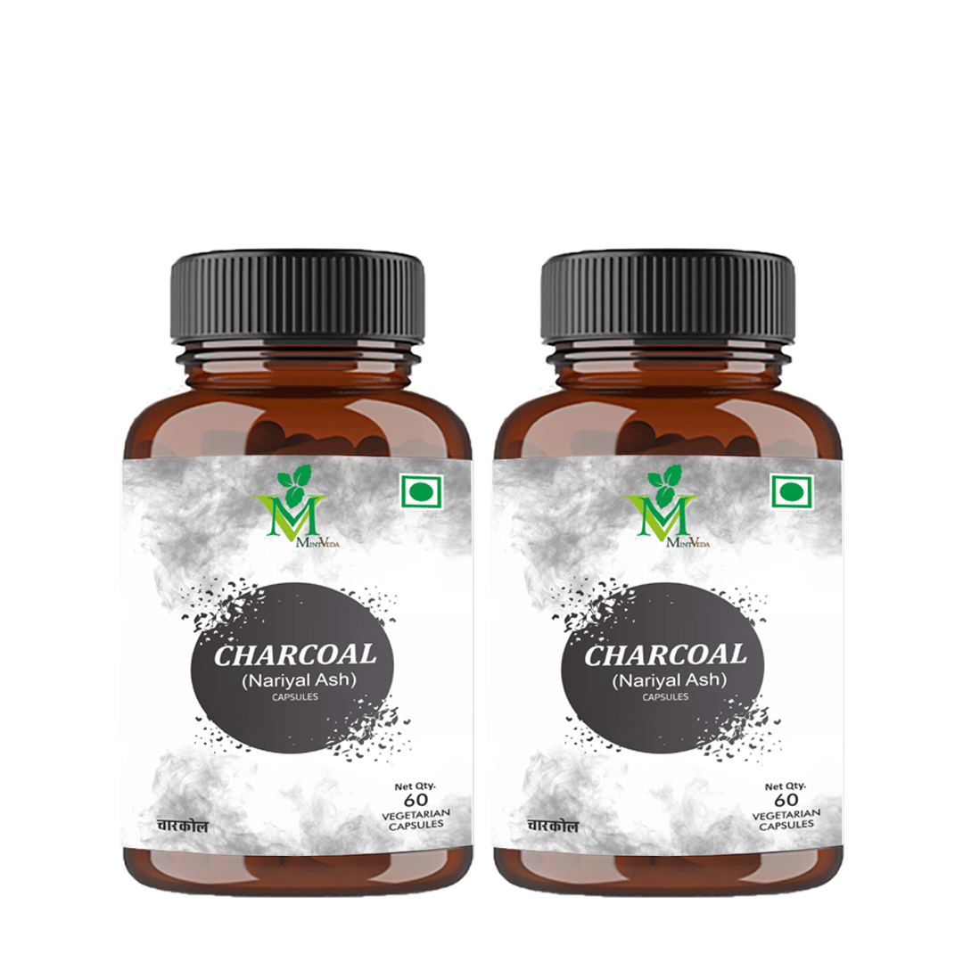     			Charcoal Activated Veg. Capsules Pack of 2 - 60's