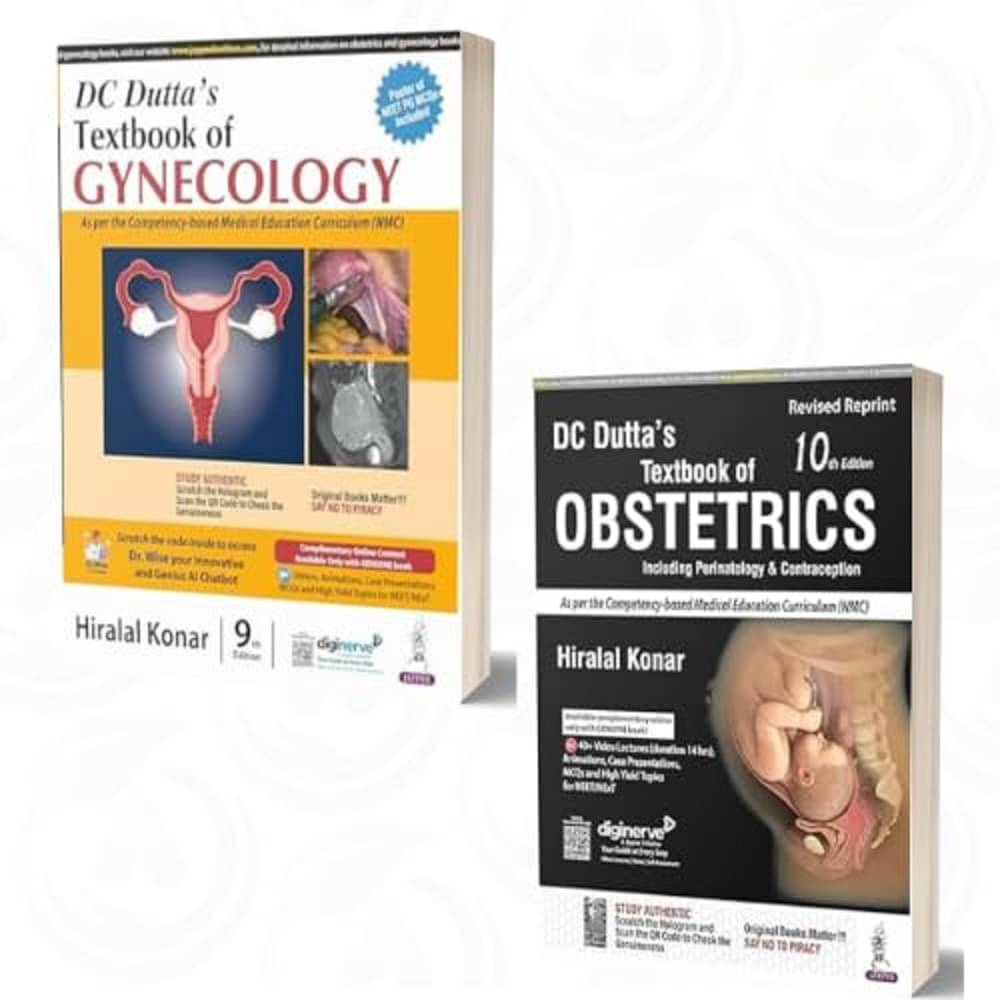 DC Dutt's - Textbook of Obstetrics + Textbook of Gynecology - Set of 2 Books - 2024 EDITION Paperback – 1 January 2024 DC Dutt's - Textbook of Obstetrics + Textbook of Gynecology - Set of 2 Books - 2024 EDITION Paperback – 1 January 2024