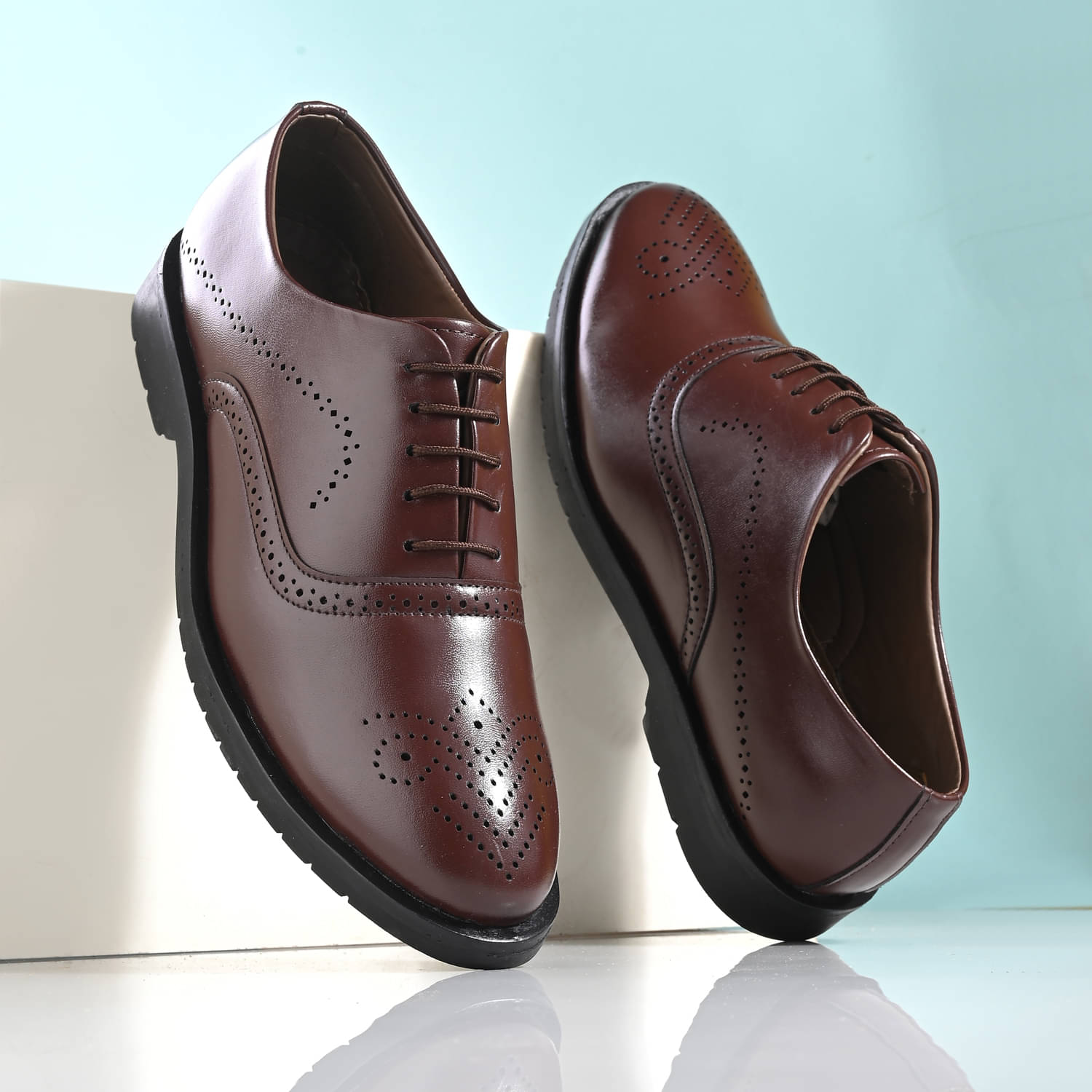 John Karsun Brown Men's Derby Formal Shoes John Karsun Brown Men's Derby Formal Shoes