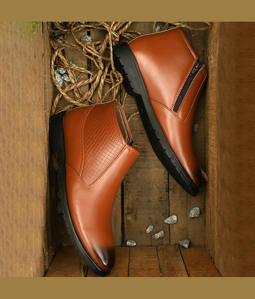 John Karsun Tan Men's Slip On Formal Shoes - Formal Shoes | Buy online on ZillyBuy
