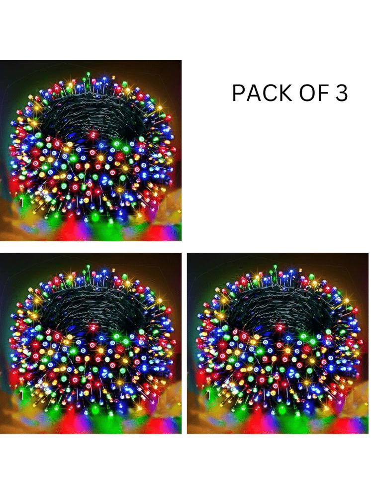     			Kadio Multicolor 50M String Light ( Pack of 3 )