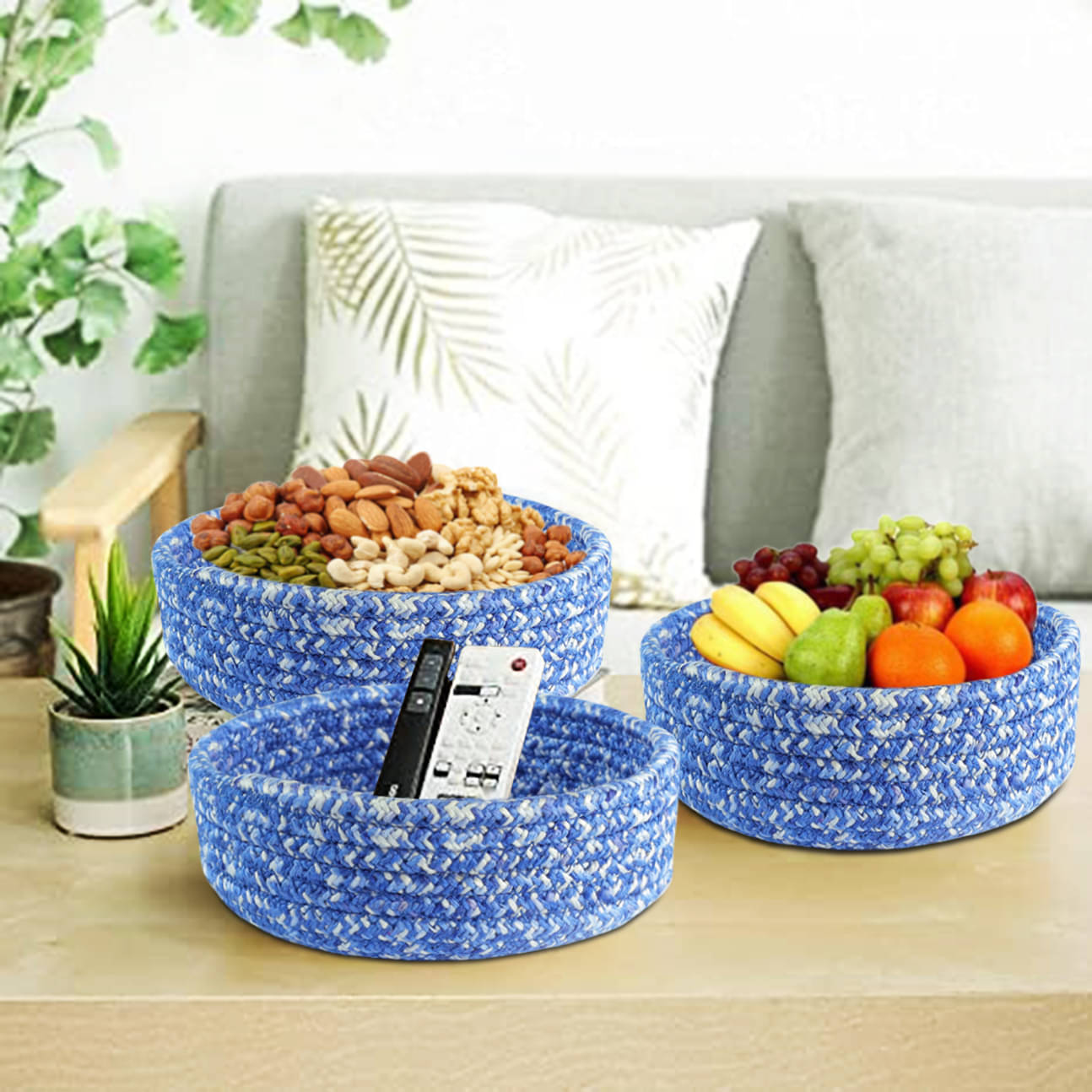 LADLI JEE Storage Boxes & Baskets ( Pack of 3 ) LADLI JEE Storage Boxes & Baskets ( Pack of 3 )