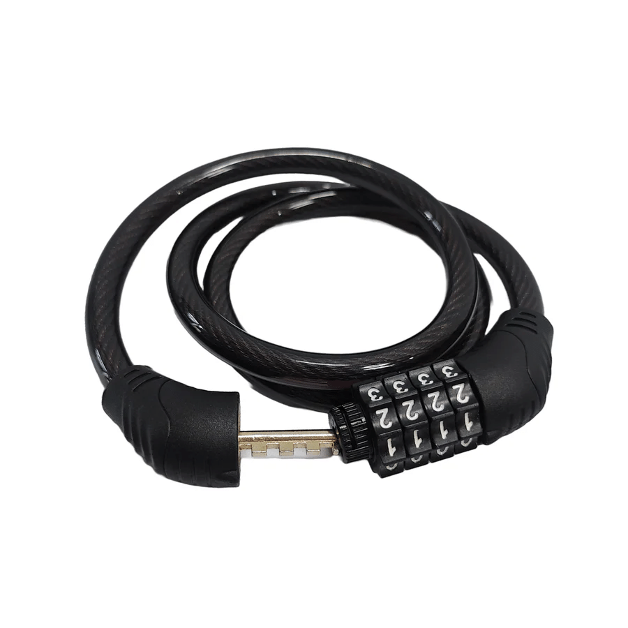 OMLITE Cable Type Helmet Lock - Non-Resettable Number Lock OMLITE Cable Type Helmet Lock - Non-Resettable Number Lock
