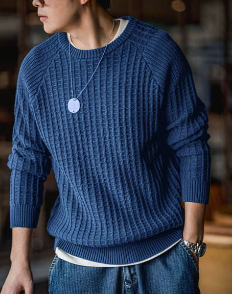 nikline Woollen Blend Round Neck Men's Full Sleeves Pullover Sweater - Blue ( Pack of 1 ) nikline Woollen Blend Round Neck Men's Full Sleeves Pullover Sweater - Blue ( Pack of 1 )